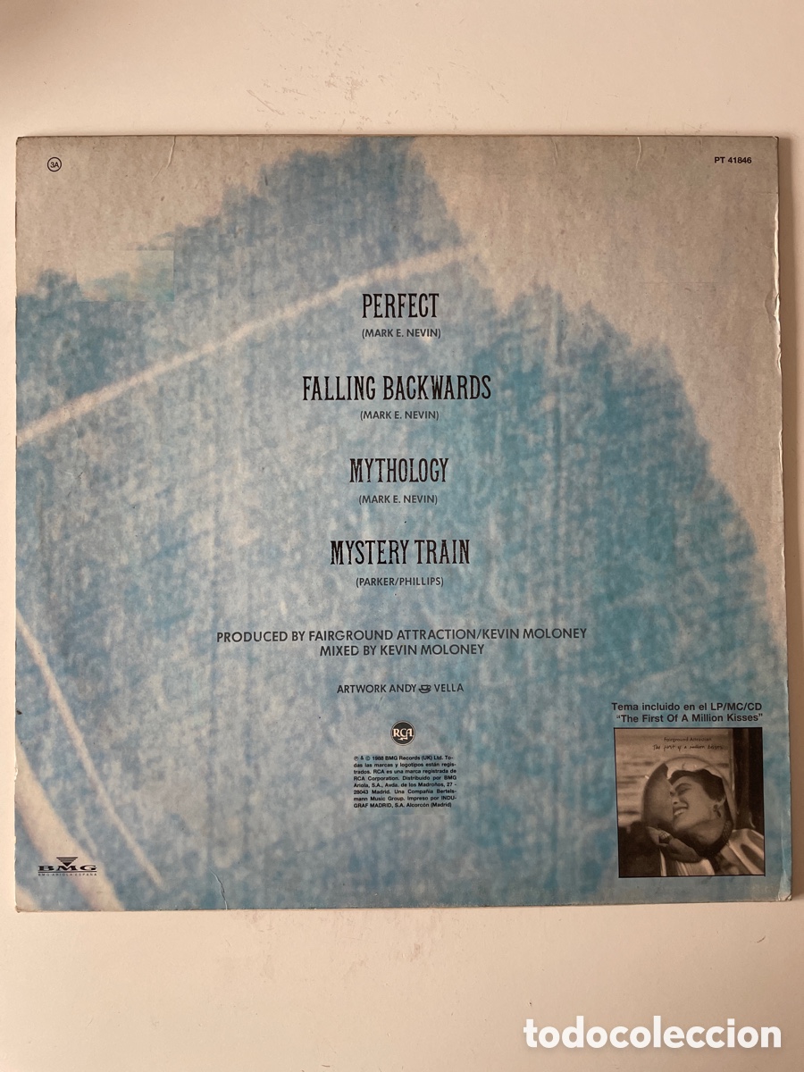 Discos de vinilo: Fairground Attraction Perfect Maxi Single - Foto 2