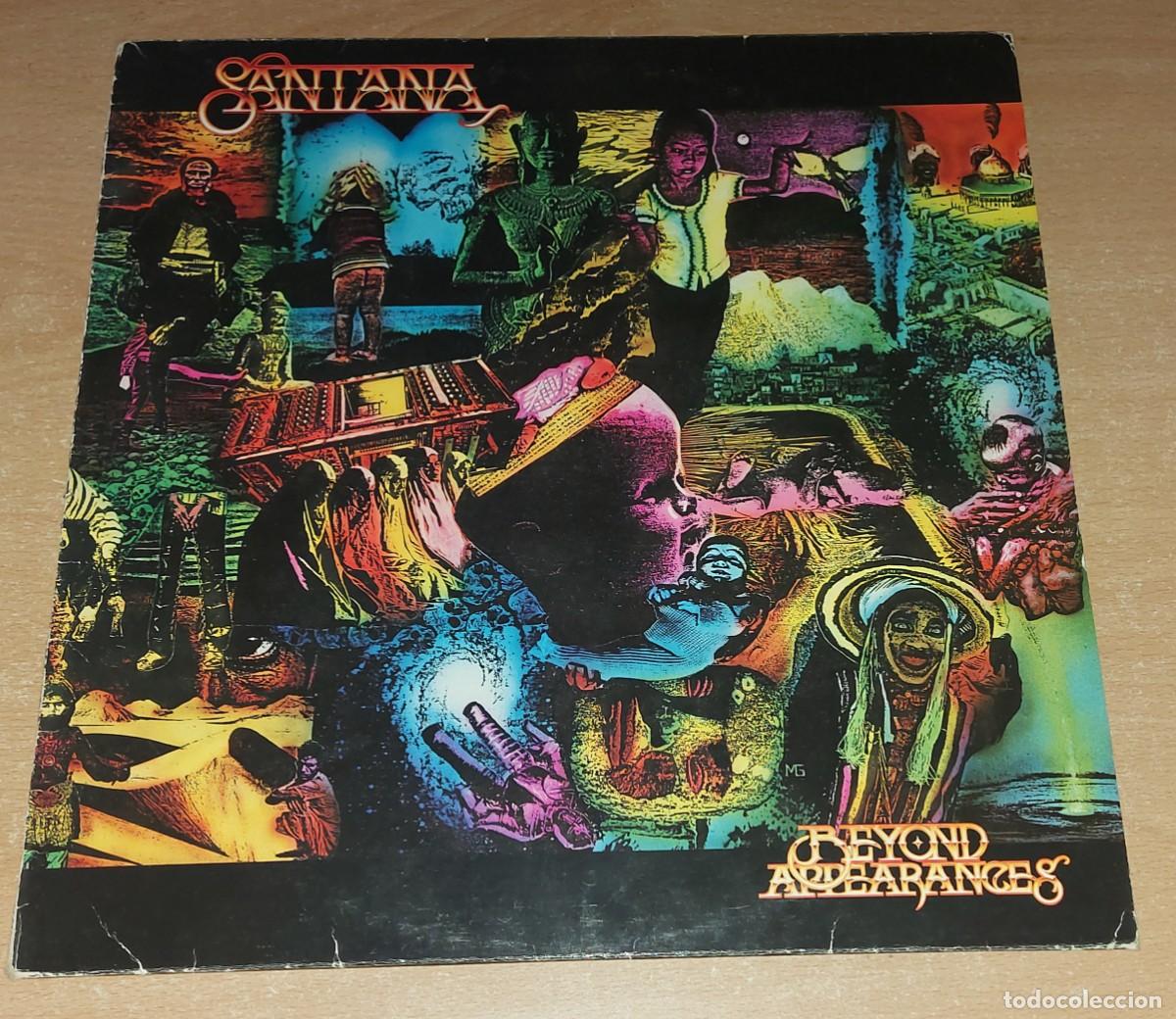 Discos de vinilo: LP SANTANA BEYOND APPEARANCES A&Ntilde;O 1985 ESPA&Ntilde;A - Foto 1