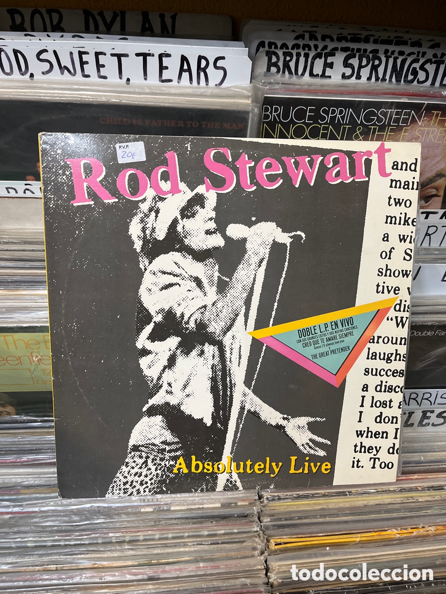 Discos de vinilo: Rod stewart absolutely live 2 lps - Foto 1