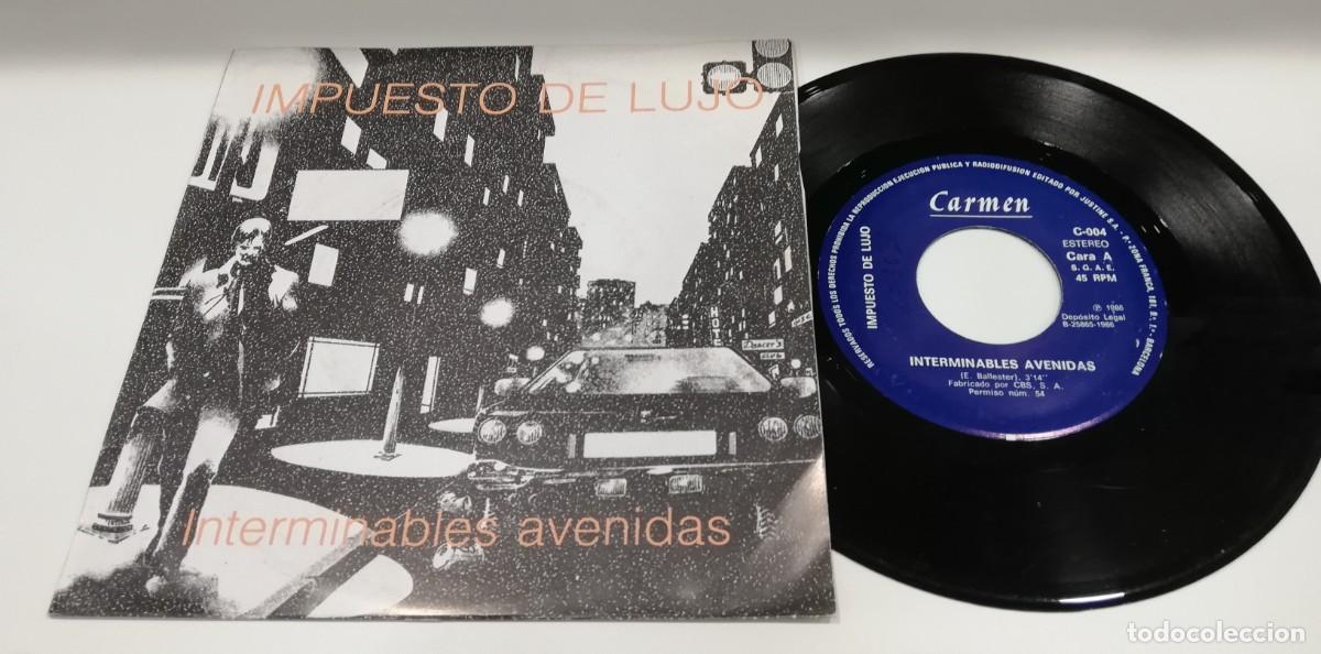 Discos de vinilo: SCO32-Impuesto de Lujo - Interminables Avenidas (7&rdquo;, Single) - Foto 1
