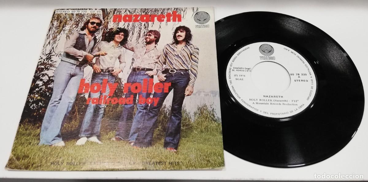 Discos de vinilo: SCO32-Nazareth - Holy Roller (7&rdquo;, Single) - Foto 1