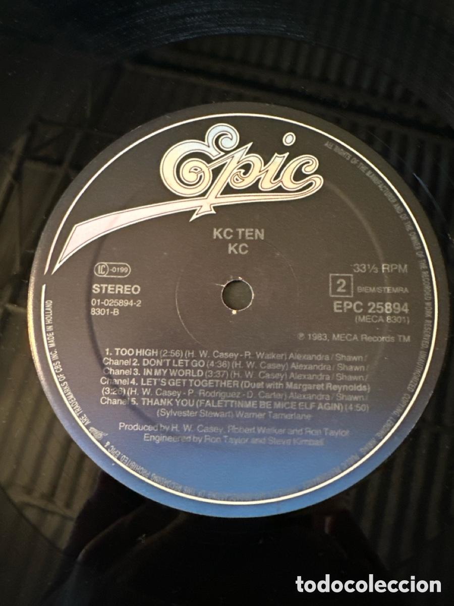 Discos de vinilo: KC TEN - LP. VINILO 1983 - Foto 5