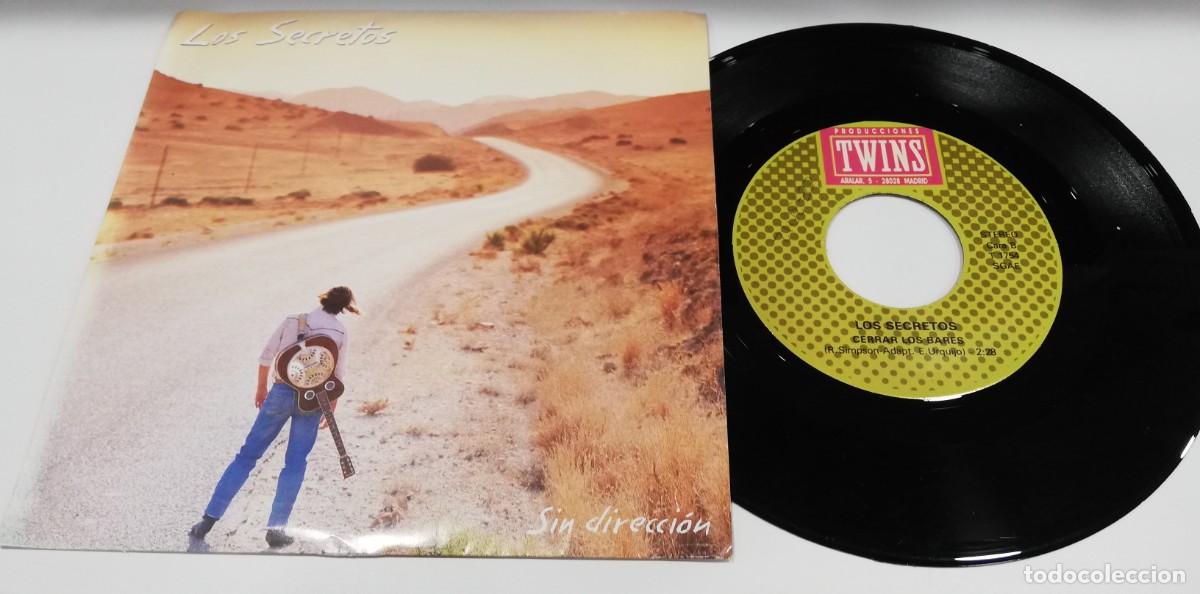 Discos de vinilo: SCO32-Los Secretos - Sin Direcci&oacute;n (7&rdquo;, Single) - Foto 1