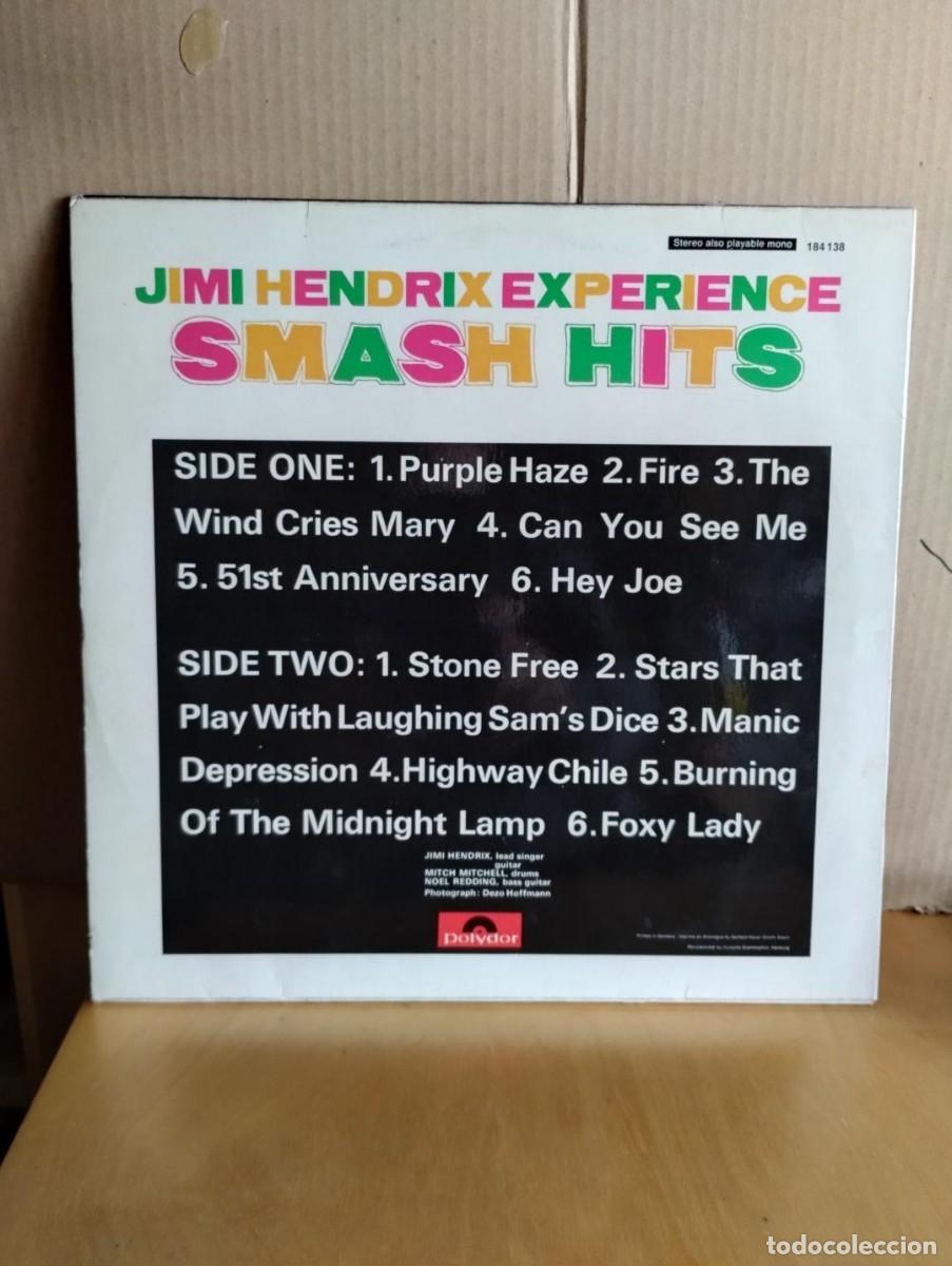 Discos de vinilo: JIMI HENDRIX ---- SMASH HITS - Foto 2