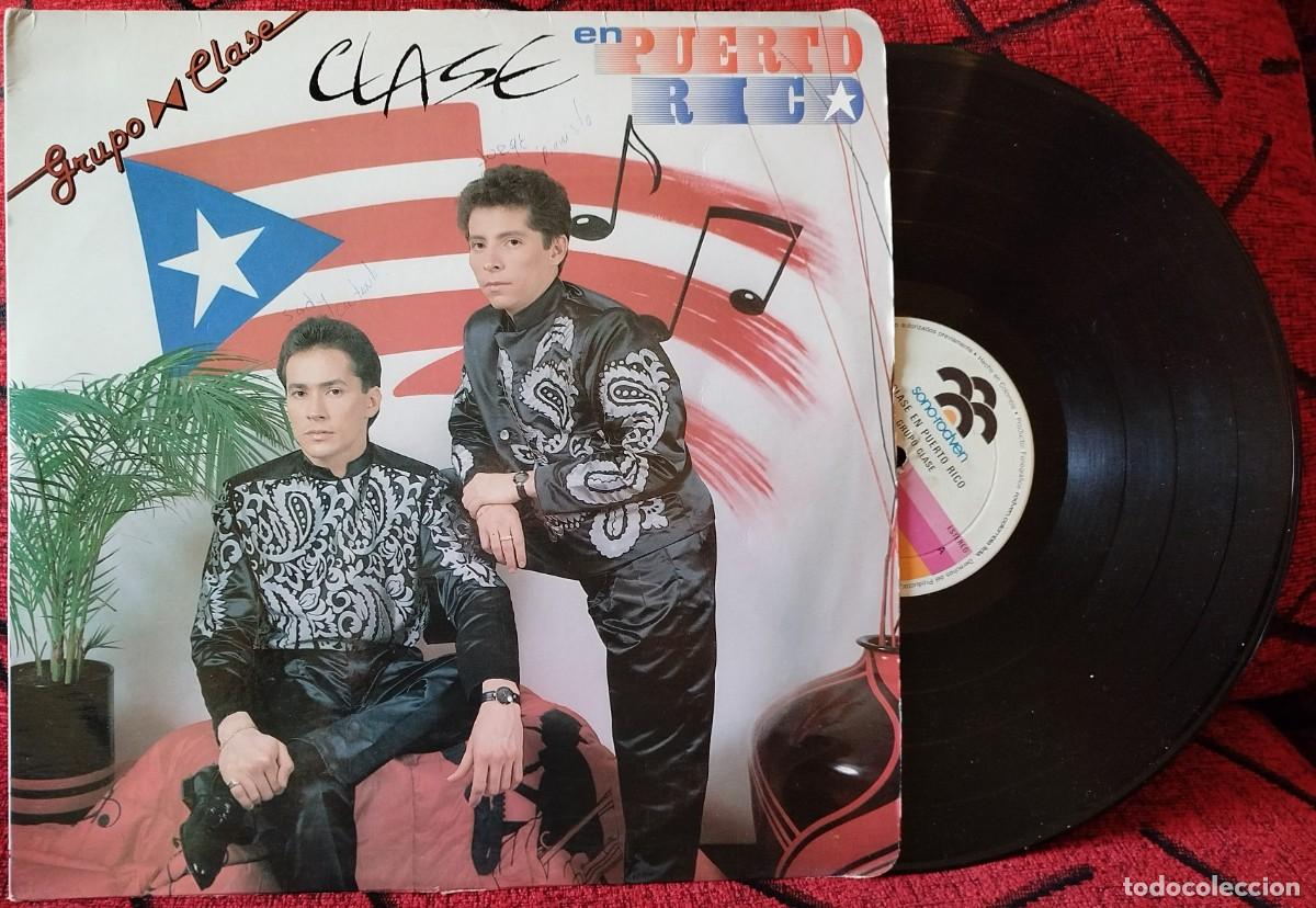 Vinyl records: GRUPO CLASE ** Clase En Puerto Rico ** VINILO LP 1989 COLOMBIA