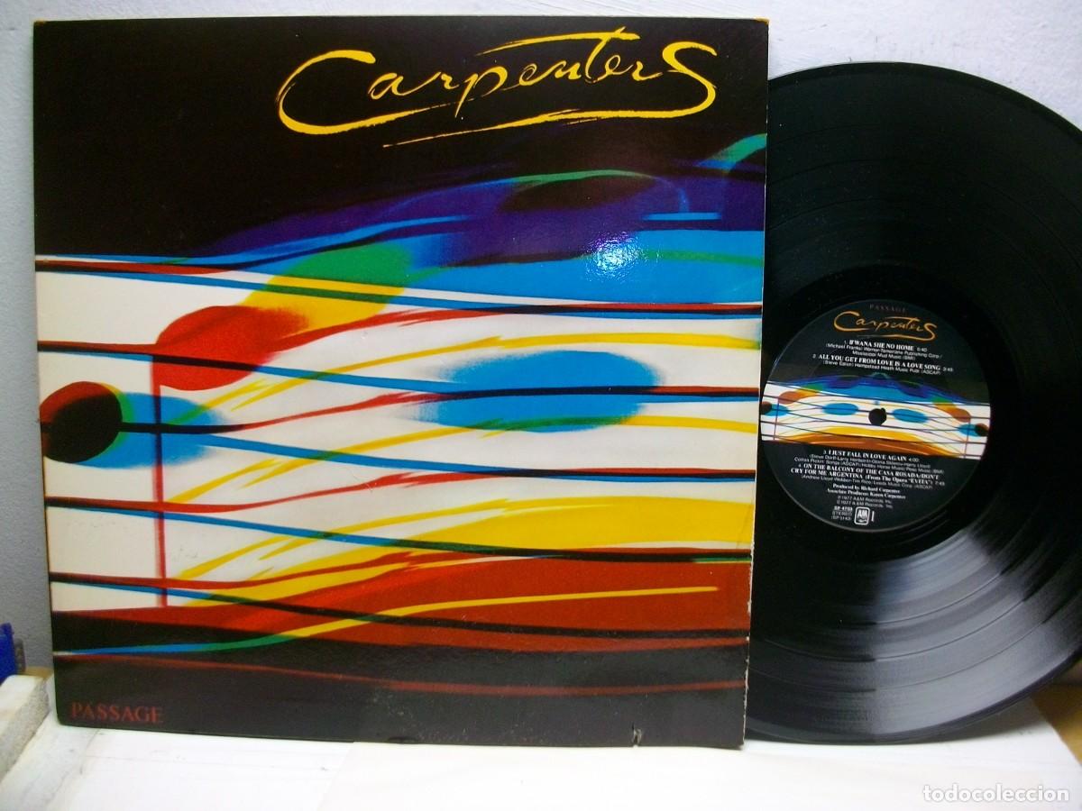 Discos de vinilo: Carpenters &ndash; Passage LP 1977 USA - Foto 1