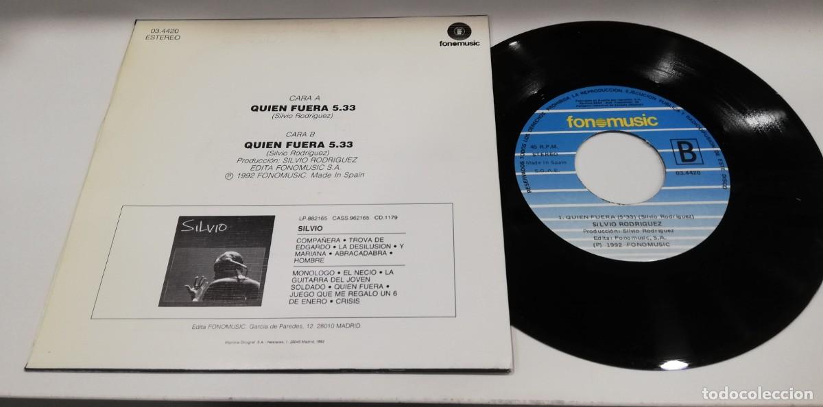 Discos de vinilo: SCO32-JSilvio - Quien Fuera (7&rdquo;, Single) - Foto 2
