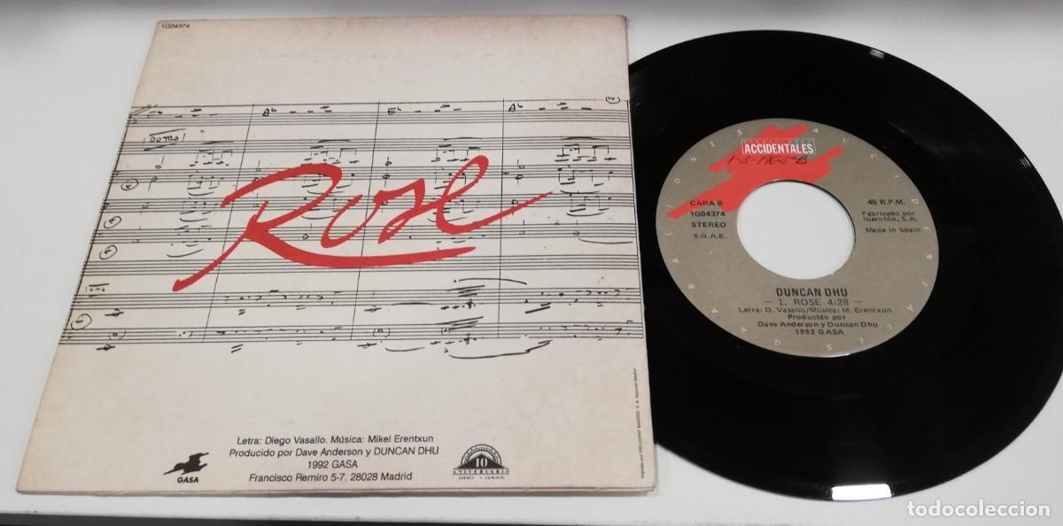 Discos de vinilo: SCO32-Duncan Dhu - Rose (7&rdquo;, Single) - Foto 2