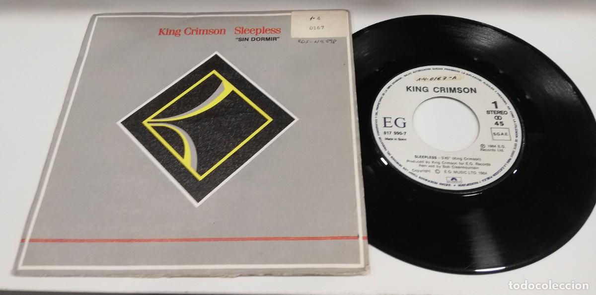 Discos de vinilo: SCO32-King Crimson - Sleepless = Sin Dormir (7&rdquo;, Single) - Foto 1