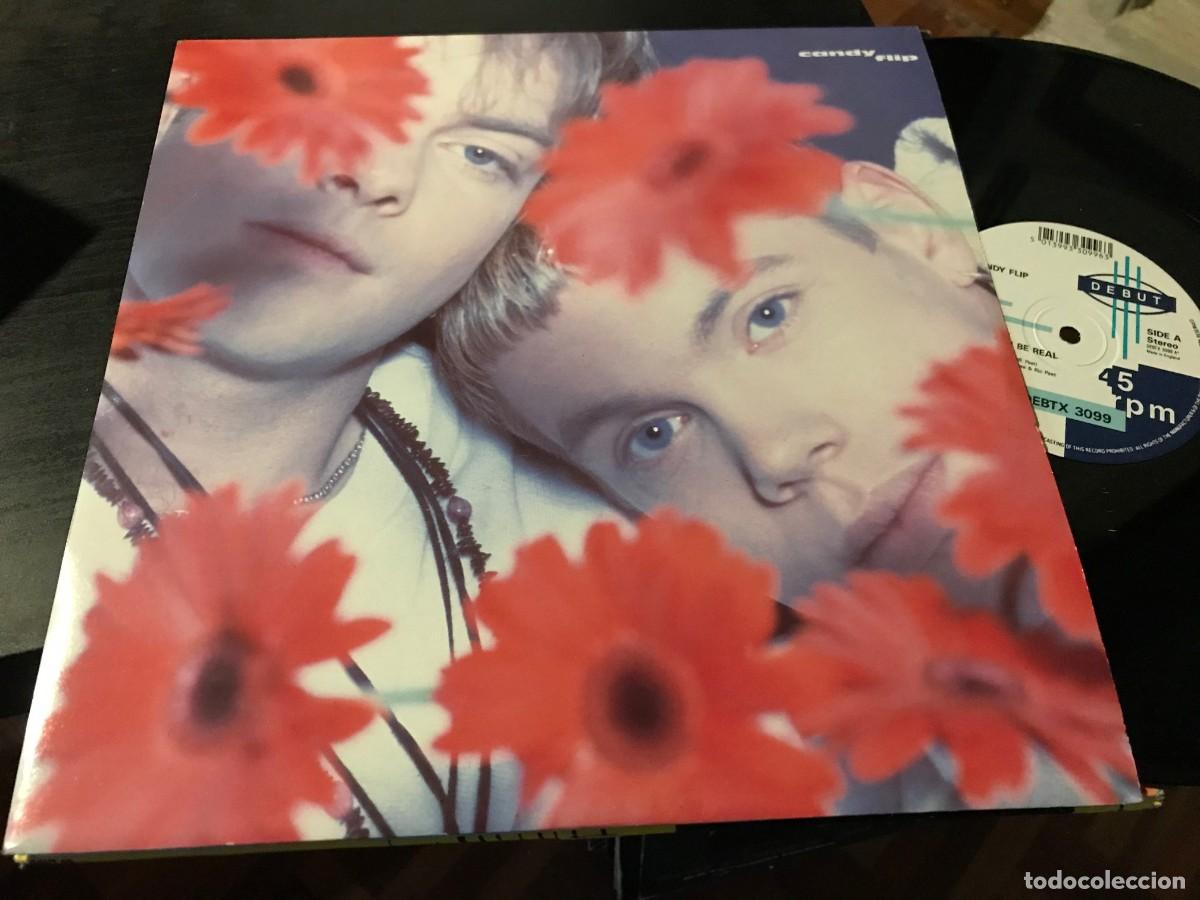 Discos de vinilo: CANDY FLIP - THIS CAN BE REAL 12&rdquo; MAXI UK DEBUT 1990 SYNTH POP - Foto 1