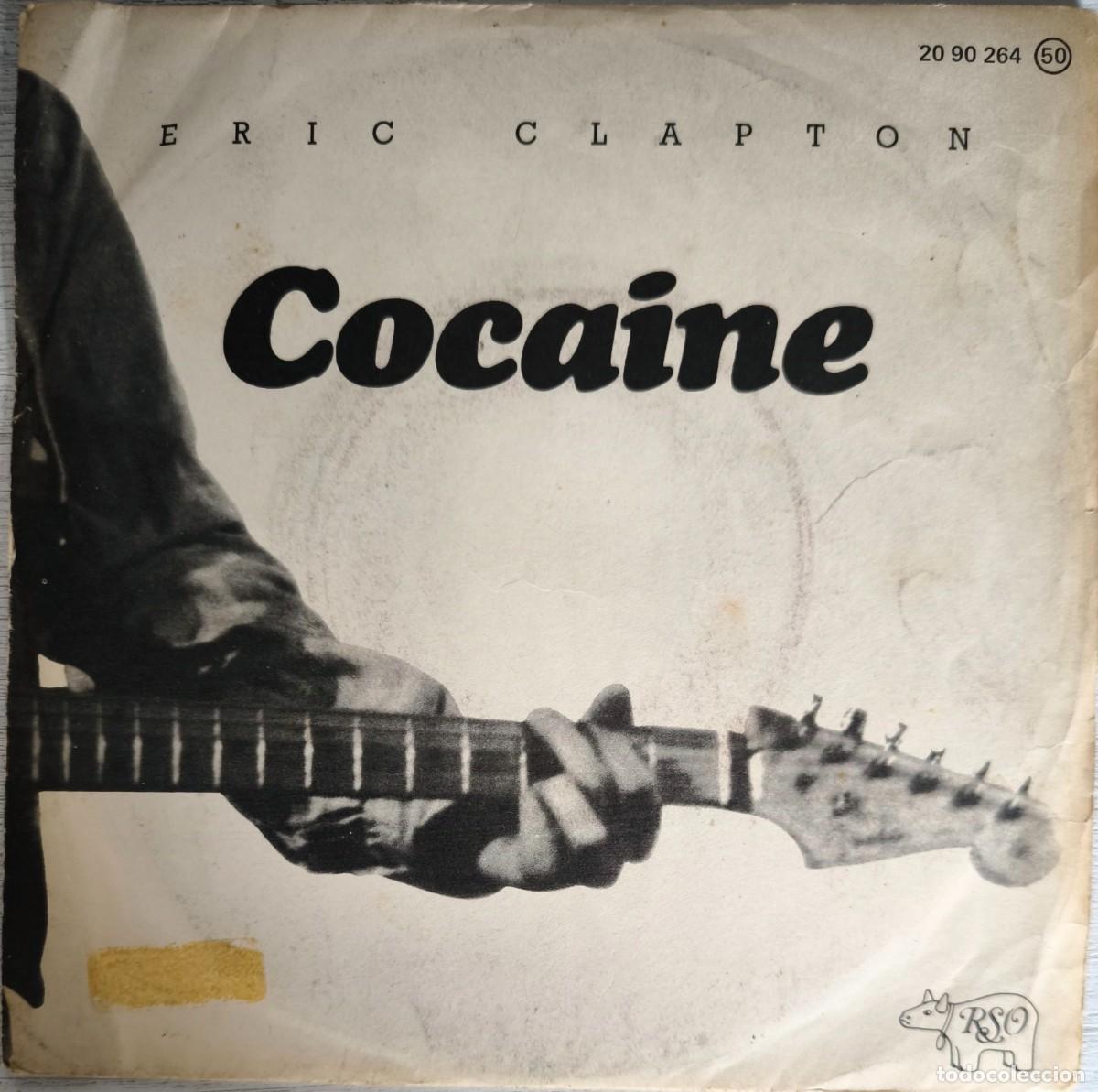 Discos de vinilo: Eric Clapton: Cocaine - Single 7&rdquo; - Foto 1