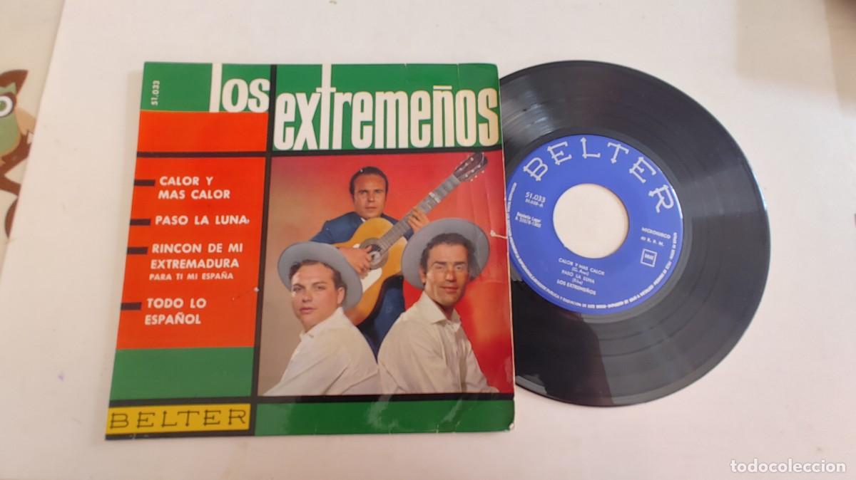 Discos de vinilo: LOS EXTREME&Ntilde;OS-EP CALOR Y MAS CALOR +3 - Foto 1