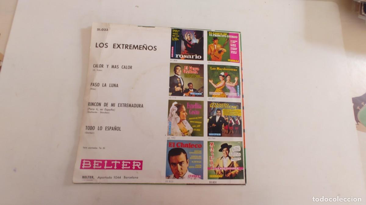 Discos de vinilo: LOS EXTREME&Ntilde;OS-EP CALOR Y MAS CALOR +3 - Foto 2
