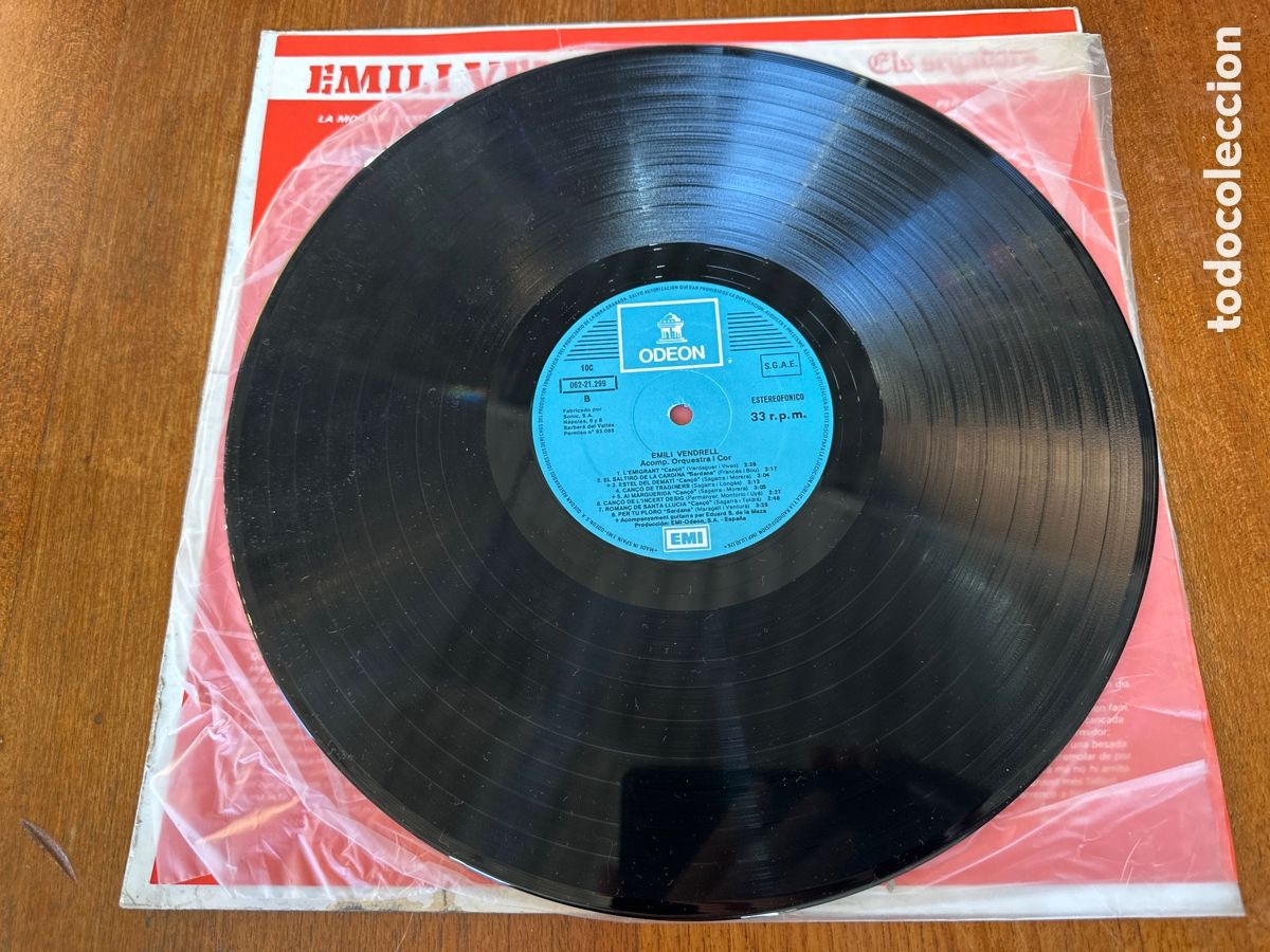 Discos de vinilo: EMILI VENDRELL. ELS SEGADORS. EMI ODEON. 1976 - Foto 8