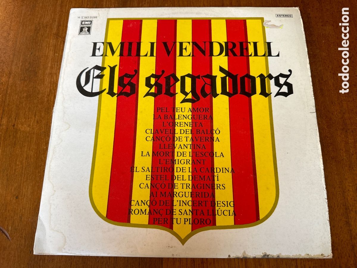 Discos de vinilo: EMILI VENDRELL. ELS SEGADORS. EMI ODEON. 1976 - Foto 9