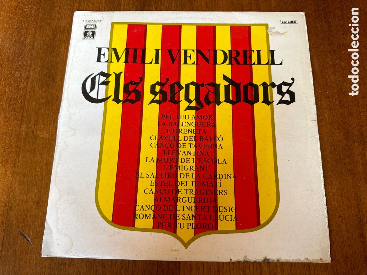 Discos de vinilo: EMILI VENDRELL. ELS SEGADORS. EMI ODEON. 1976 - Foto 1