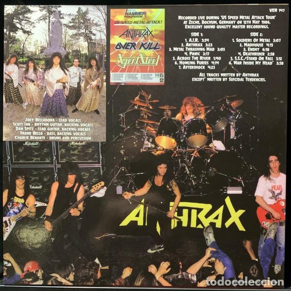 Discos de vinilo: Anthrax &ndash; Live In Germany 1986 LP - Foto 2