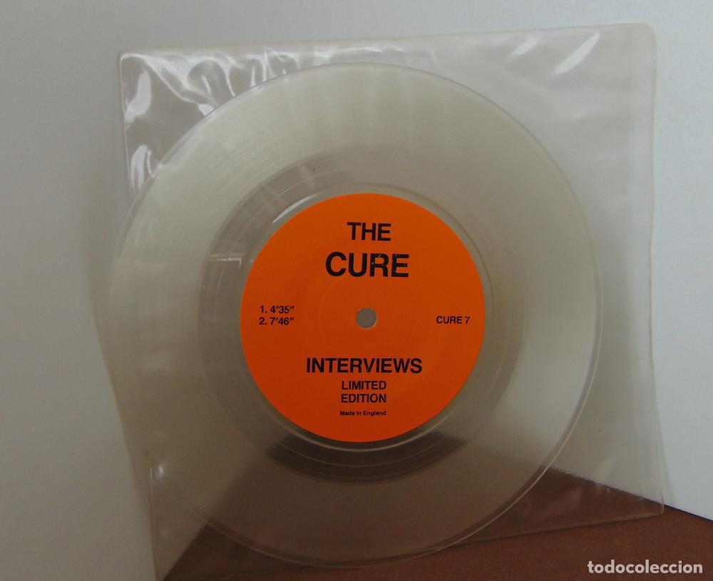 Discos de vinilo: The Cure &lrm;&ndash; Interviews - SINGLE VINILO TRANSPARENTE - Foto 3