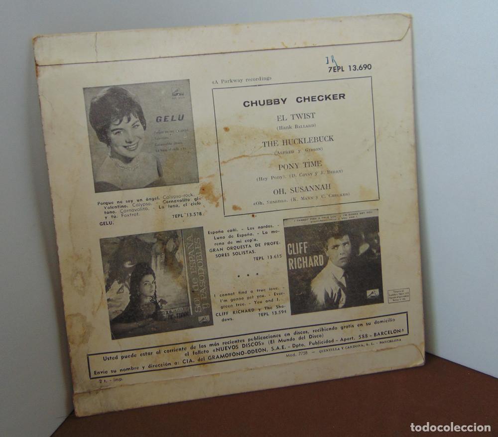 Discos de vinilo: CHUBBY CHECKER - THE TWIST - EP 1961 - Foto 2