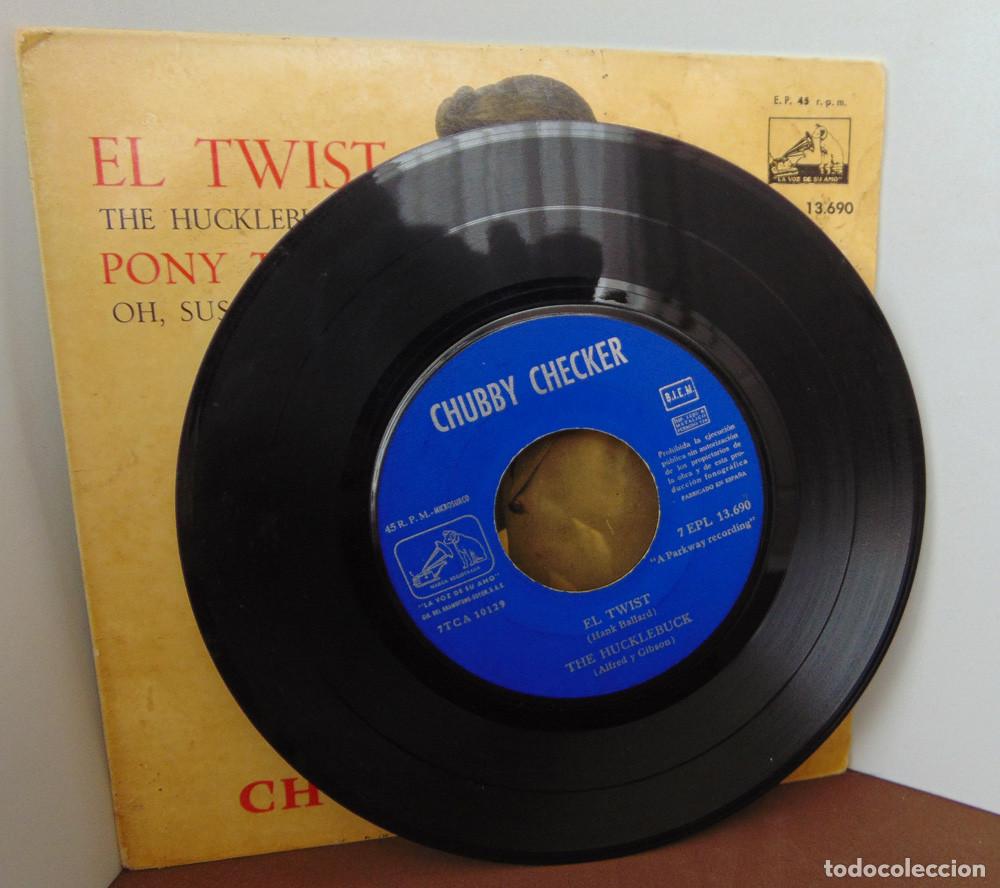 Discos de vinilo: CHUBBY CHECKER - THE TWIST - EP 1961 - Foto 3