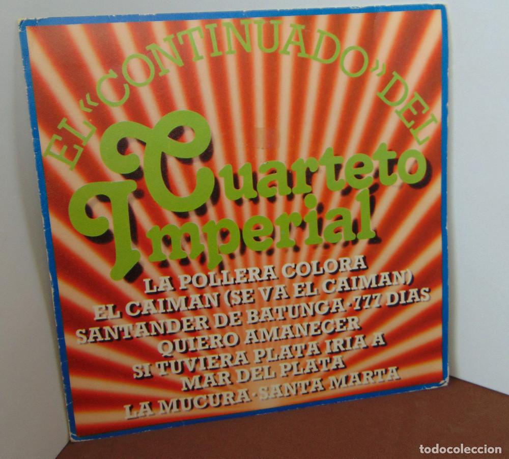 Discos de vinilo: CUARTETO IMPERIAL - EL CONTINUADO --- SINGLE 1980 - Foto 1