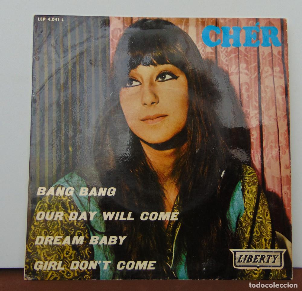 Discos de vinilo: CHER - BANG BANG + 3 - EP 1966 - Foto 3