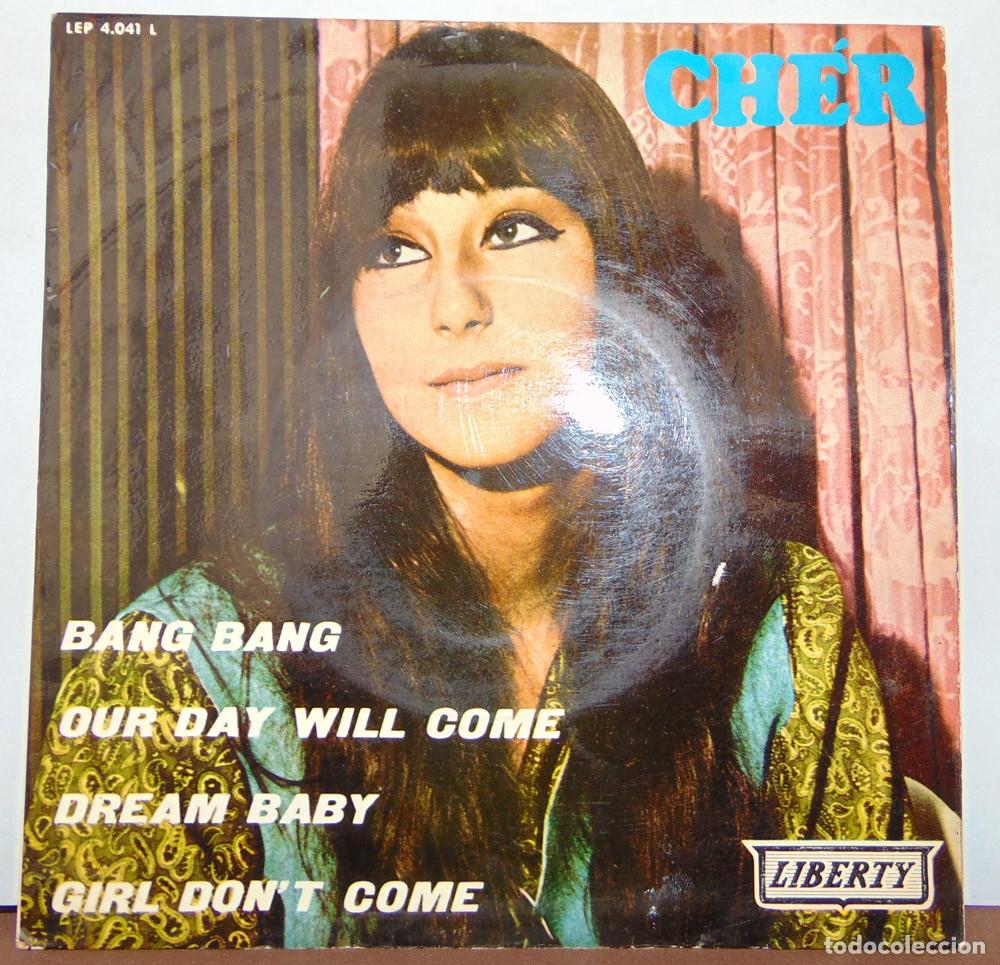Discos de vinilo: CHER - BANG BANG + 3 - EP 1966 - Foto 4