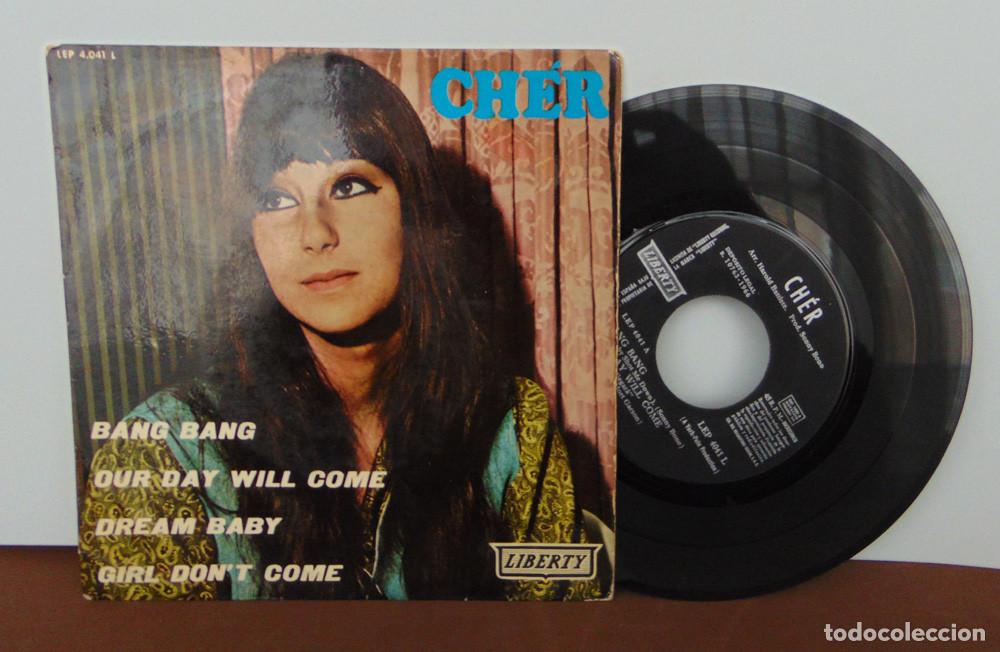 Discos de vinilo: CHER - BANG BANG - EP 1966 - Foto 4