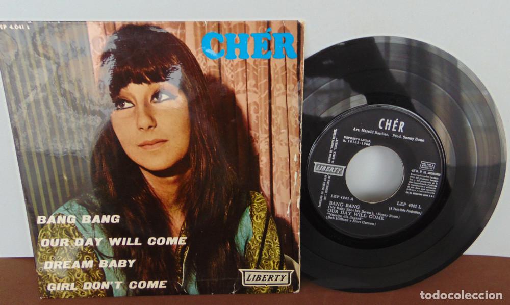 Discos de vinilo: CHER - BANG BANG - EP - Foto 4