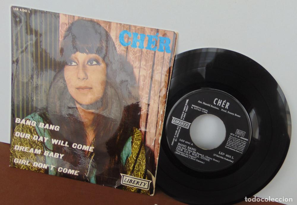 Discos de vinilo: CHER - BANG BANG - EP - Foto 5