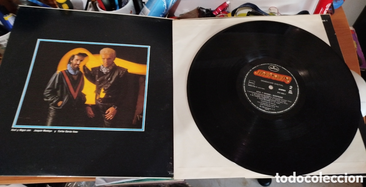 Discos de vinilo: Azul y negro - Suspense - Foto 2
