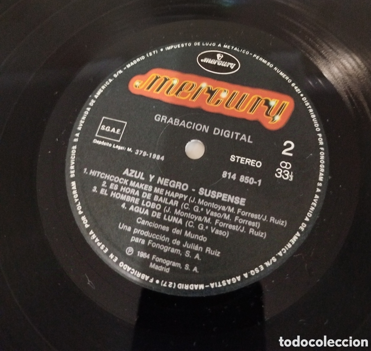 Discos de vinilo: Azul y negro - Suspense - Foto 3