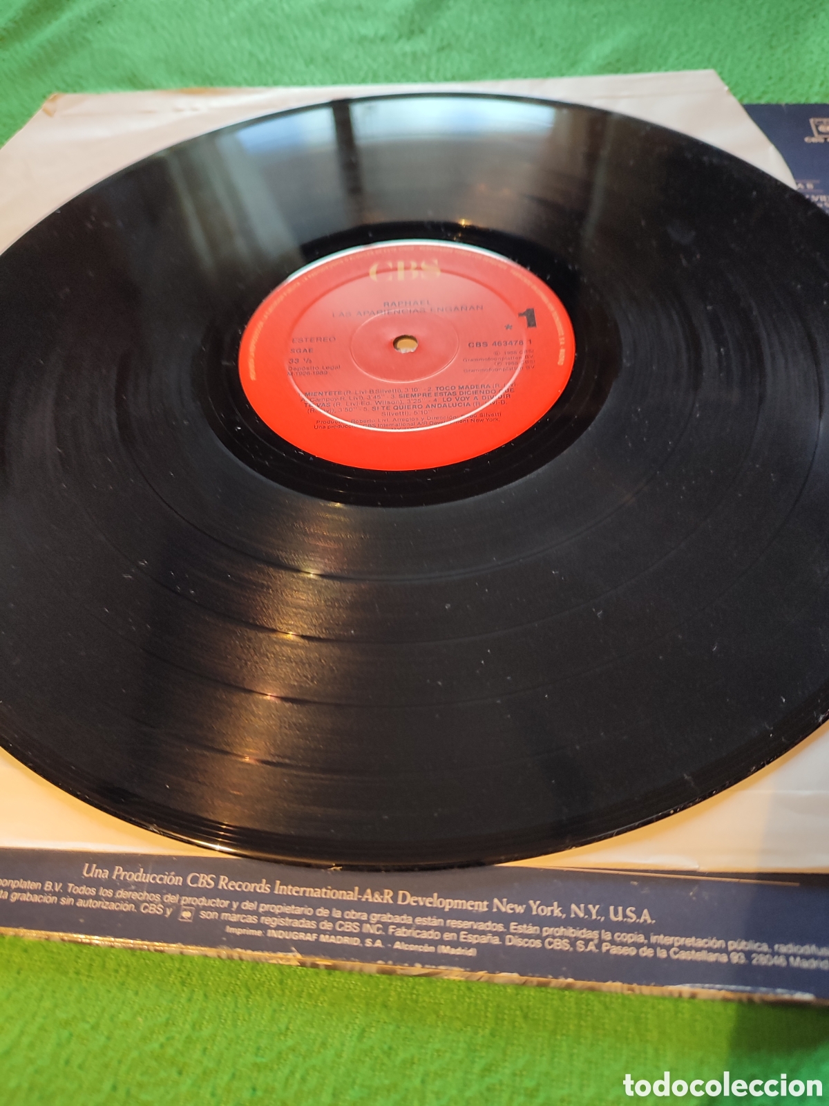Discos de vinilo: Raphael - Las apariencias enga&ntilde;an - Foto 2
