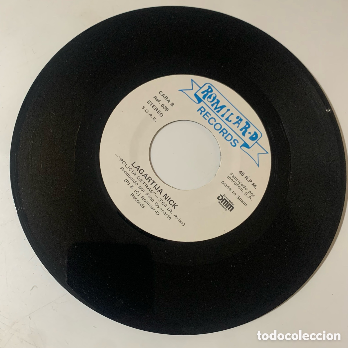 Discos de vinilo: SINGLE 7 LAGARTIJA NICK HIPNOSIS DE 1991 - Foto 3