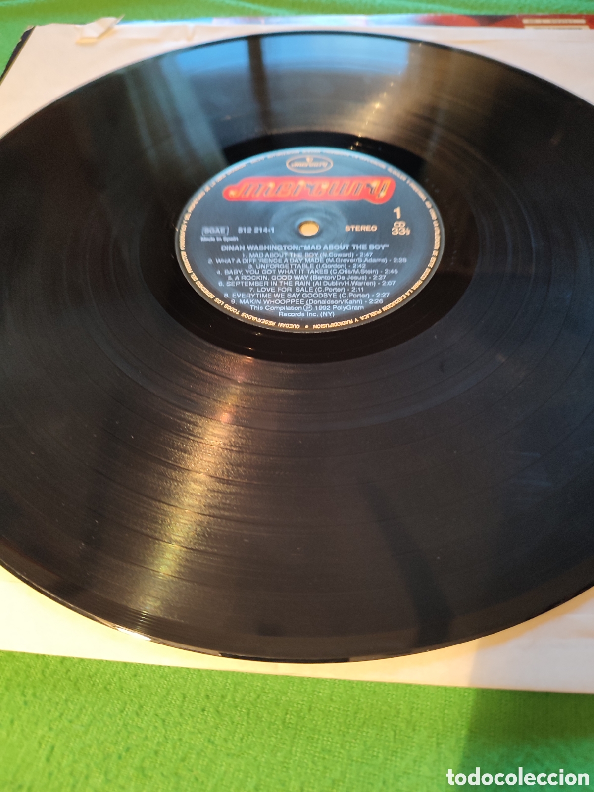 Discos de vinilo: Dinah Washington - Mad about the boy - Foto 3