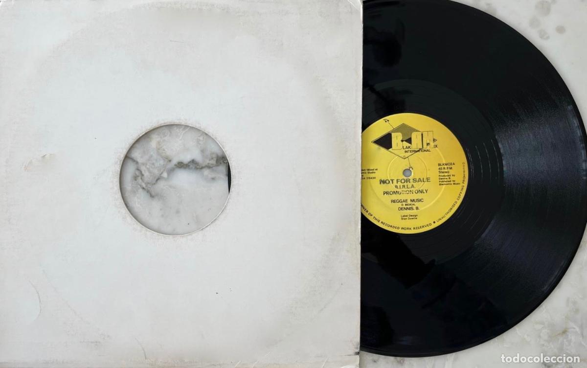 Discos de vinilo: DENNIS B. REGGAE MUSIC. MAXI SINGLE 2 TEMAS - Foto 1