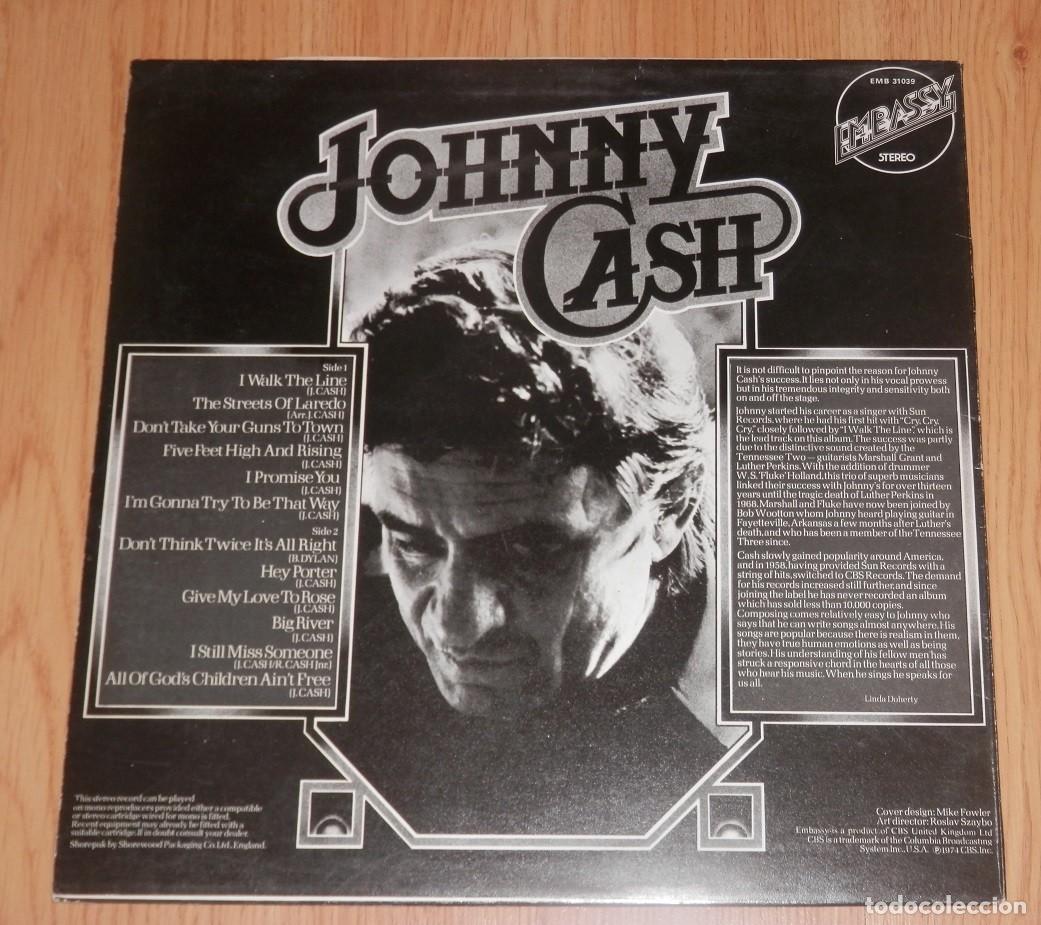 Discos de vinilo: DISCO LP DE VINILLO DE JOHNNY CASH - Foto 2