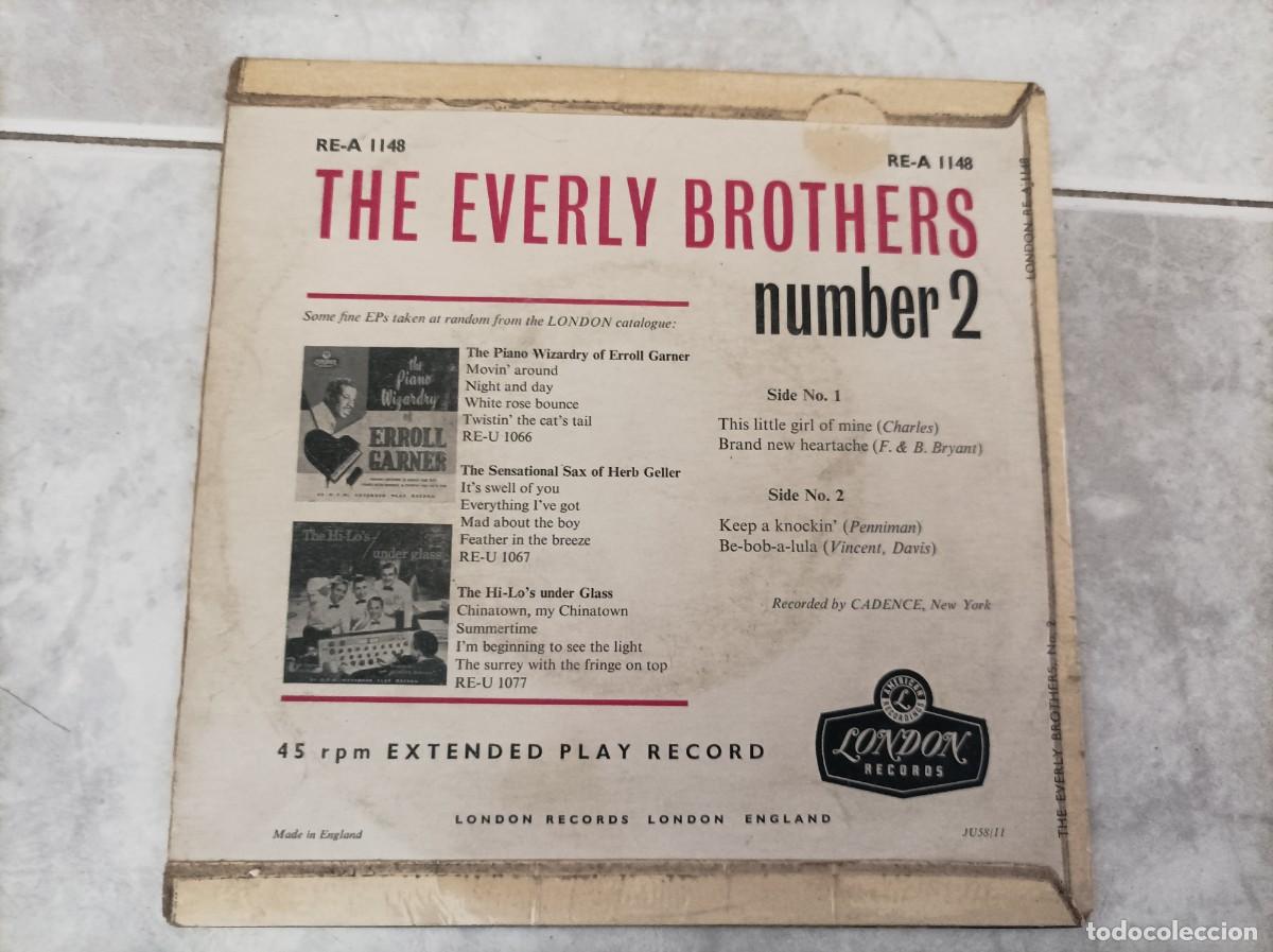 Discos de vinilo: The Everly Brothers ep number 2 - Foto 2