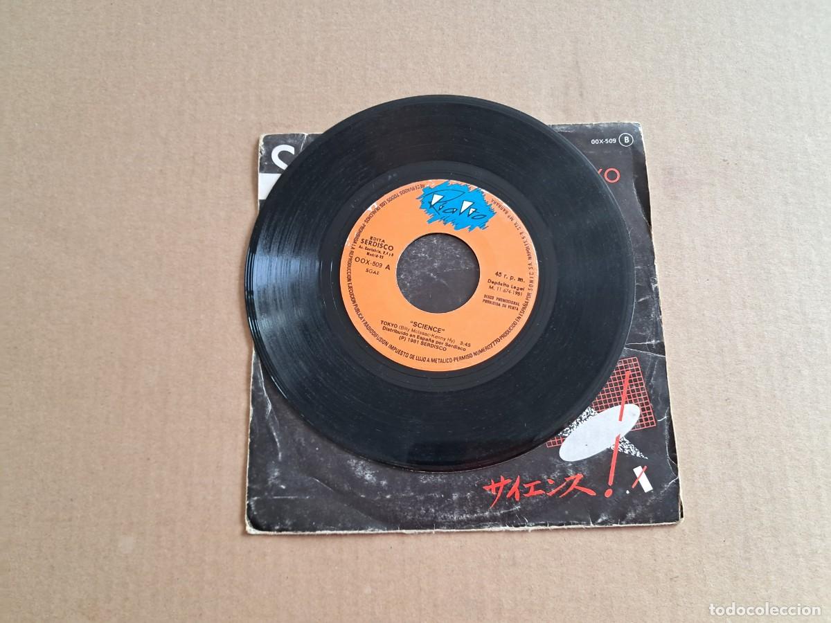 Discos de vinilo: SCIENCE - TOKYO SINGLE 1981 EDICION ESPA&Ntilde;OLA - Foto 2
