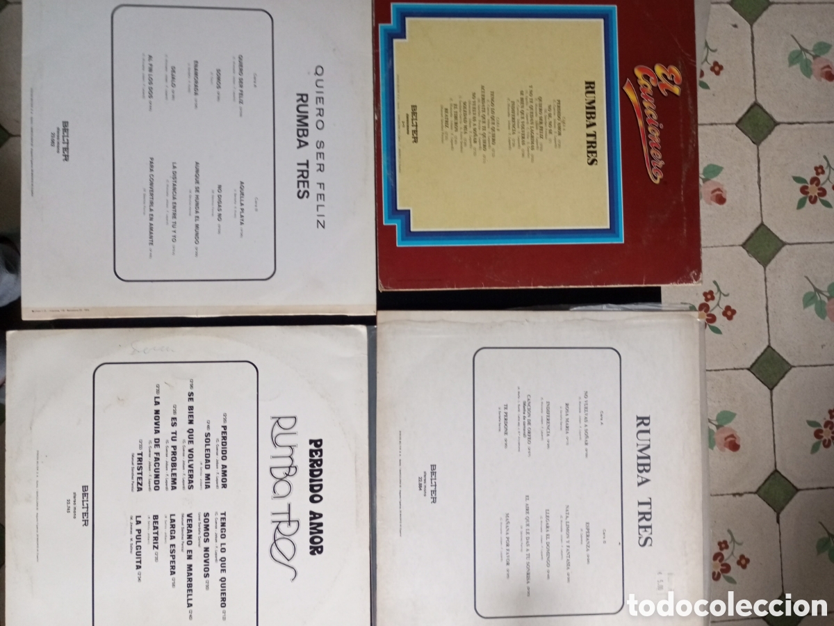Discos de vinilo: RUMBA TRES, cuatro vinilos - Foto 2