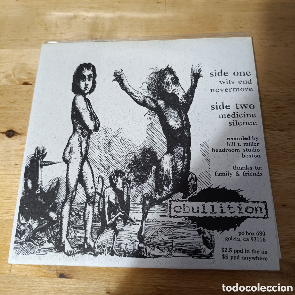 Discos de vinilo: ICONOCLAST - WITS END +3 - EBULLITION - EDICI&Oacute;N USA - Foto 2