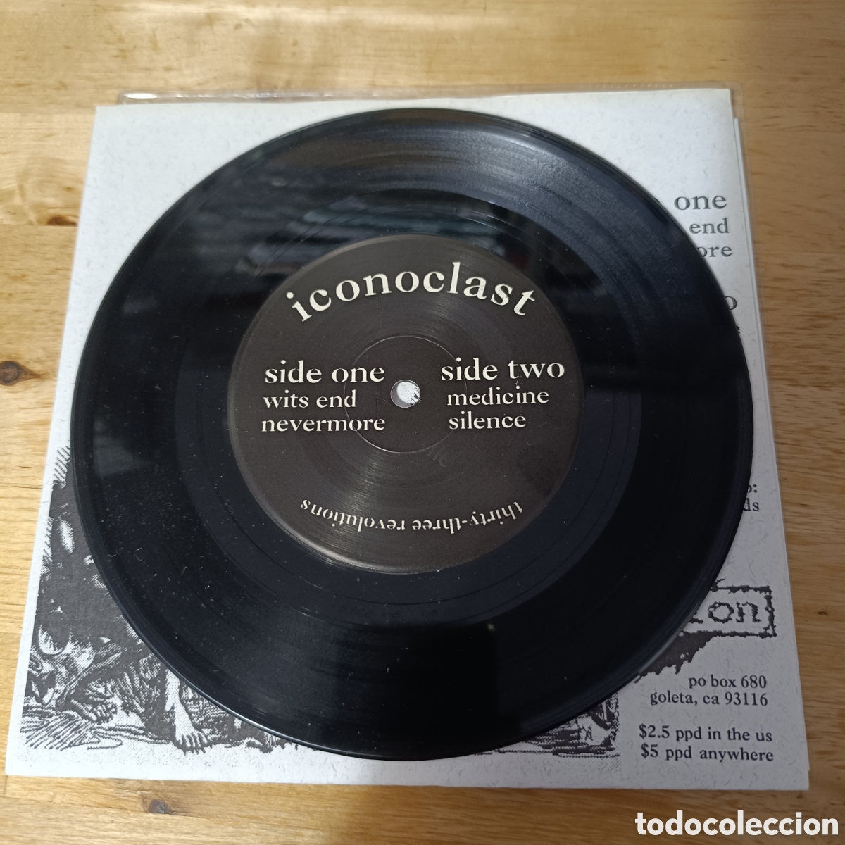 Discos de vinilo: ICONOCLAST - WITS END +3 - EBULLITION - EDICI&Oacute;N USA - Foto 3