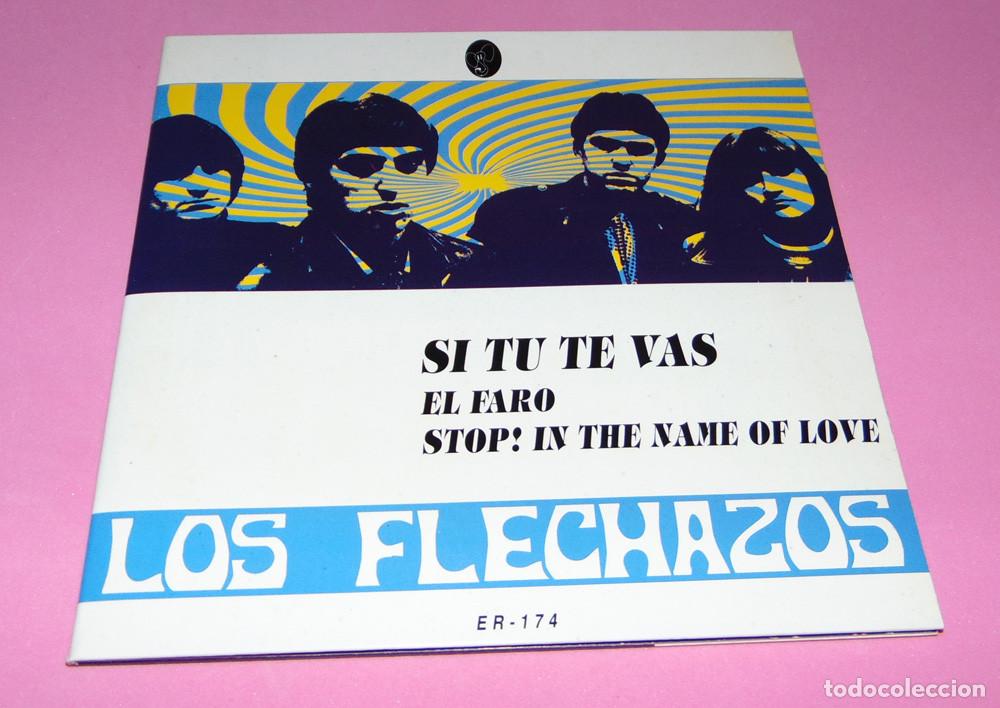 Discos de vinilo: Los Flechazos &ndash; Si Tu Te Vas + 2 - EP 1994 PORTADA GATEFOLD - Foto 1