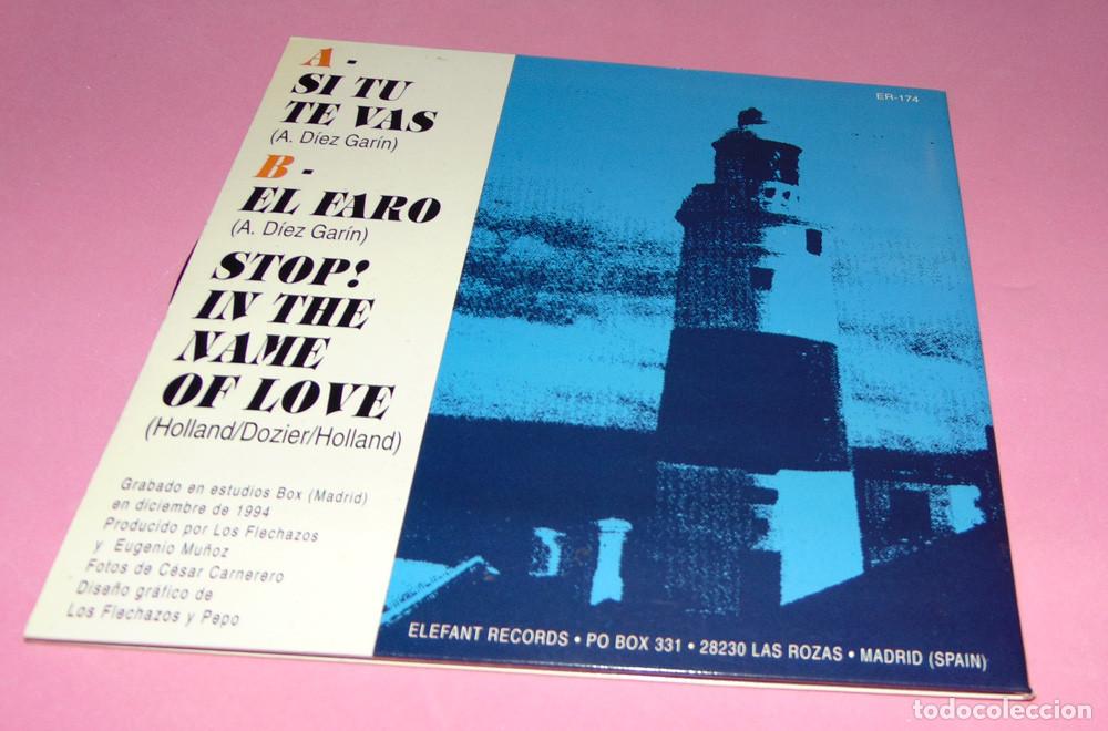 Discos de vinilo: Los Flechazos &ndash; Si Tu Te Vas + 2 - EP 1994 PORTADA GATEFOLD - Foto 3