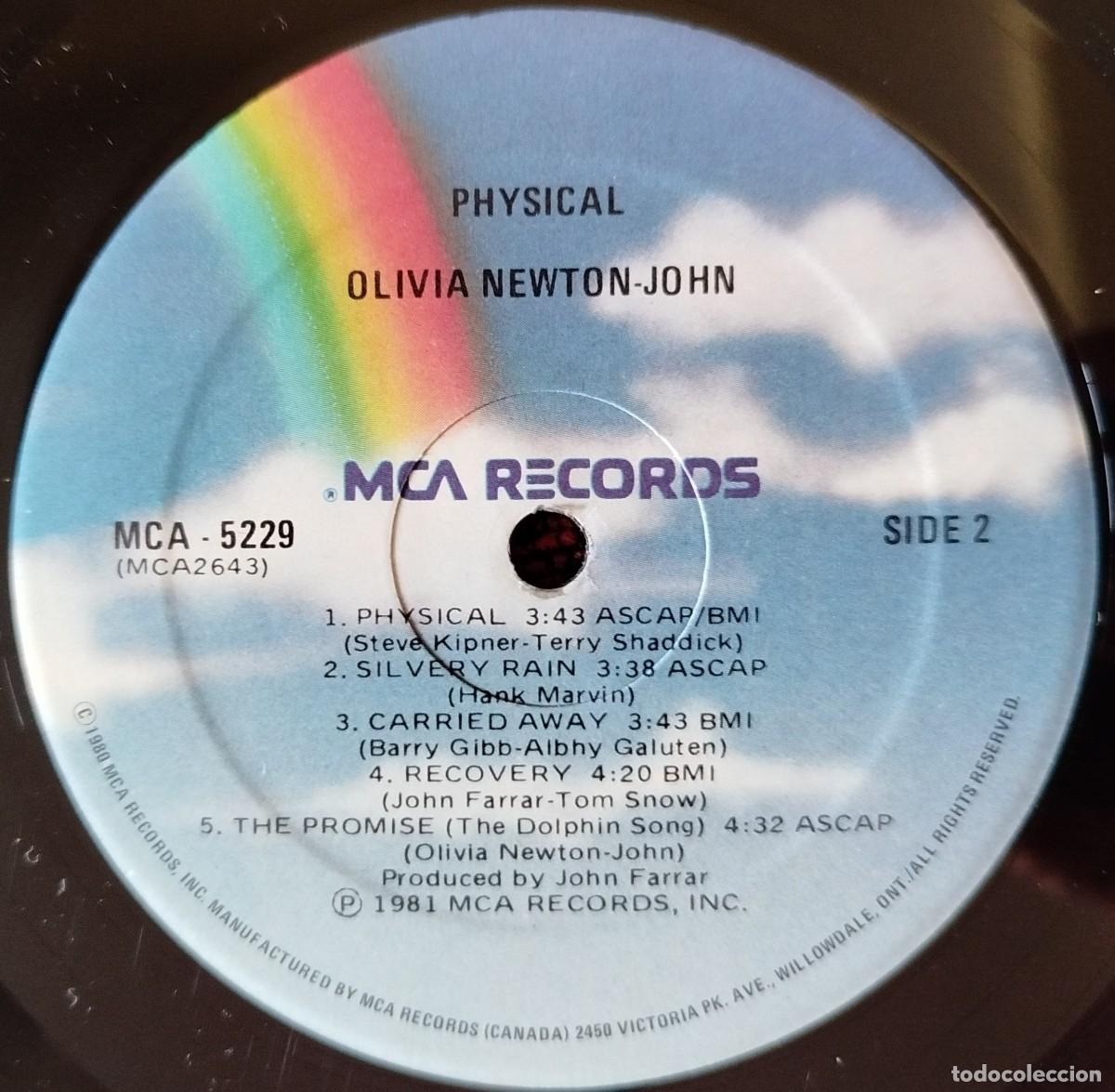Discos de vinilo: OLIVIA NEWTON-JOHN ** Physical ** VINILO LP 1981 CANADA - Foto 5
