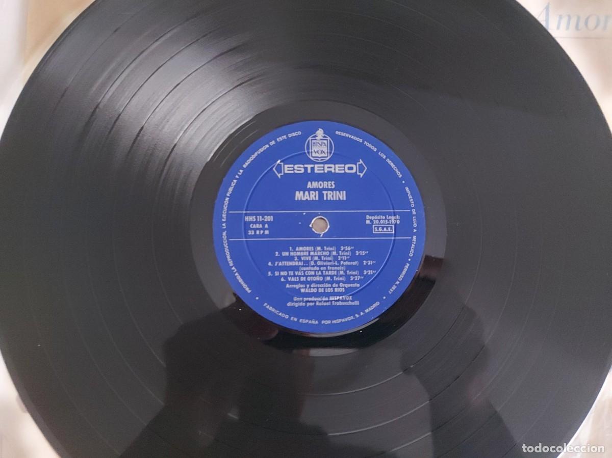 Discos de vinilo: LP Mari Trini. Amores - Foto 3