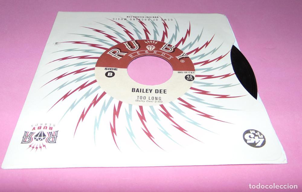 Discos de vinilo: Bailey Dee &ndash; Tip Toe Boogie / Too Long - SINGLE ROCKABILLY 2017 - Foto 1