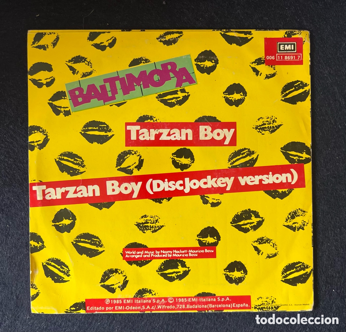 Discos de vinilo: MAGNIFICO SINGLE DE - TARZAN - BOY - - Foto 2