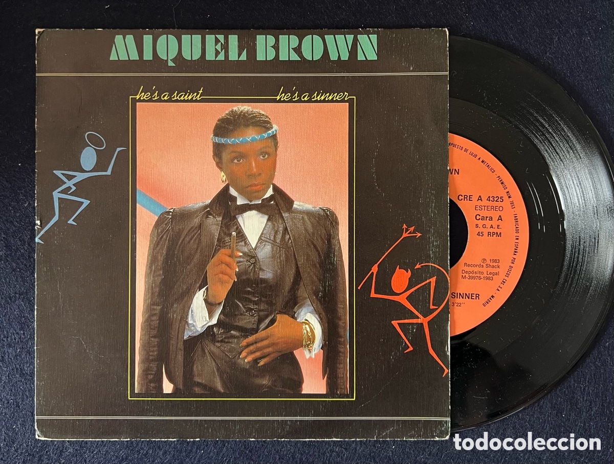 Discos de vinilo: Miquel Brown &ndash; Hes A Saint, Hes A Sinner - Foto 1