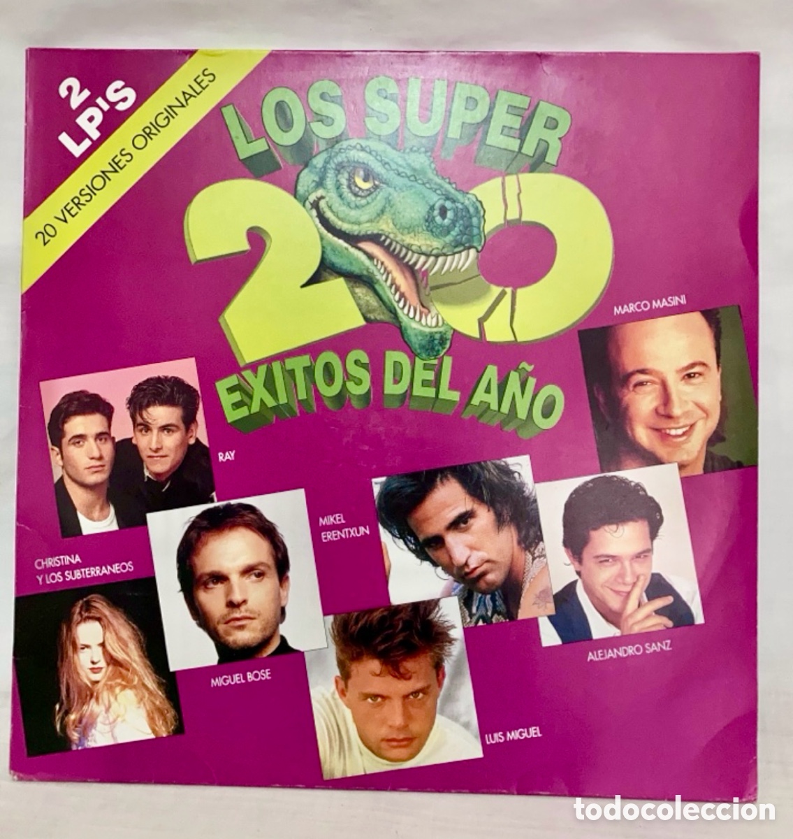 Discos de vinilo: DOBLE LP LOS SUPER 20 EXITOS DEL A&Ntilde;O - Foto 1